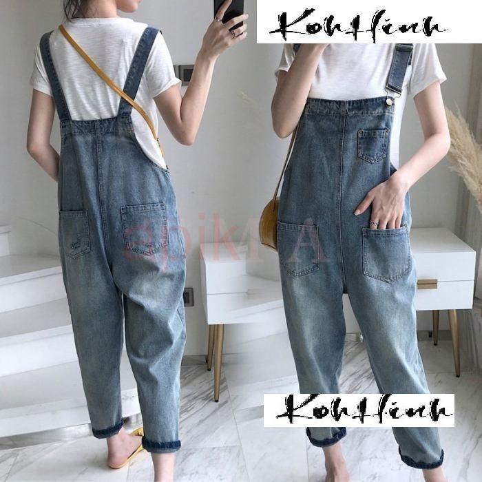 サロペット 種類豊富な品揃え オーバーオール デニムパンツ レディースロング丈 ジーンズ 春夏新作 オシャレ 30代40代50代 無地 大きいサイズ ロングズボン