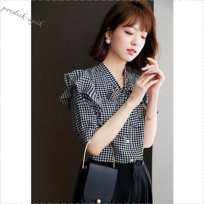 福袋 ブラウス レディース オフィス 夏 おしゃれ 半袖 40代 仕事 襟付き リボン フリル トップス シャツ チェック柄 きれいめ 大きいサイズ 着痩せ 大人 上品 通勤 Honeymoon Style