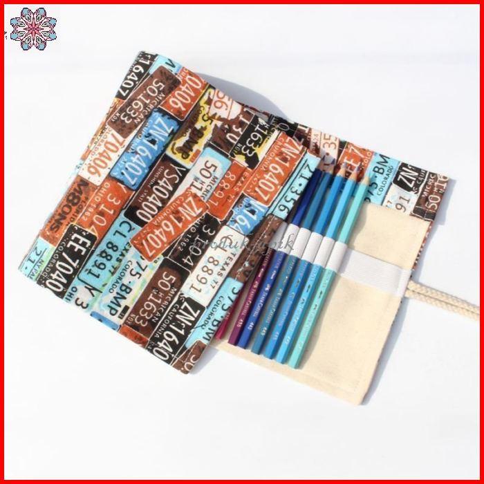 ペンケース ロールタイプ 筆箱 筆入れ 筆巻き 布製 紐タイプ 文房具 イラスト カラフル 可愛い かわいい おしゃれ Pb346 Asuka Style 通販 Yahoo ショッピング