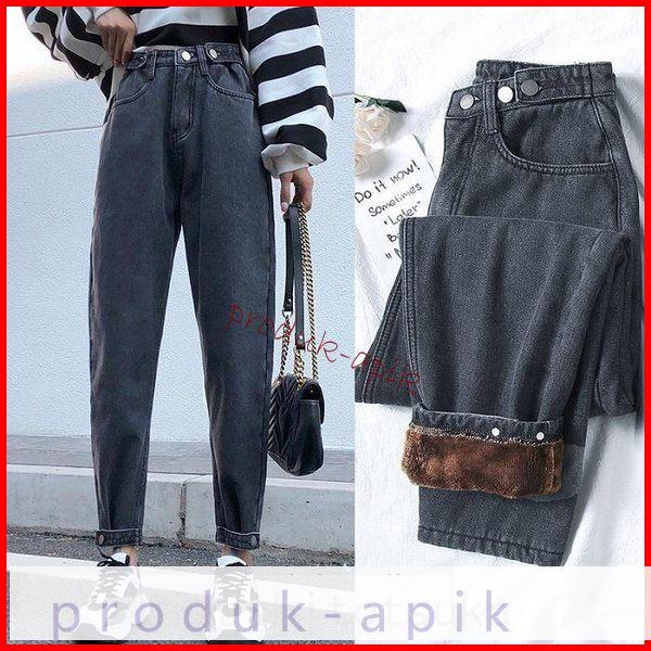 レディース 裏起毛 デニム パンツ サルエルパンツ デニム ボトムス あったか サルエル パンツ 裏毛 裏ボア 九分丈 冬 パンツ ズボン Pc68d Asuka Style 通販 Yahoo ショッピング