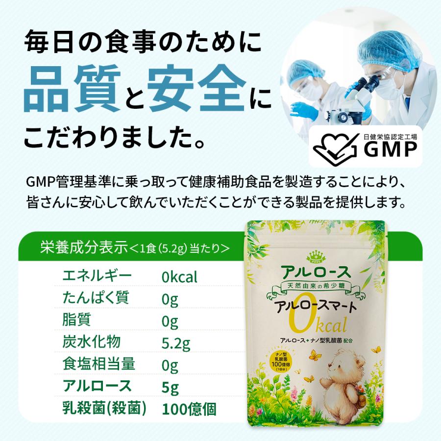 アルロース 希少糖 日本製 0カロリー カズレーザーと学ぶ 香川大学 甘味料 オリゴ糖 砂糖 代替 ダイエット 健康 乳酸菌 オススメ 送料無料 (アルロースマート) | PROE | 12