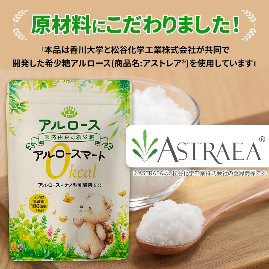 アルロース 希少糖 日本製 0カロリー カズレーザーと学ぶ 香川大学 甘味料 オリゴ糖 砂糖 代替 ダイエット 健康 乳酸菌 オススメ 送料無料 (アルロースマート) | PROE | 06