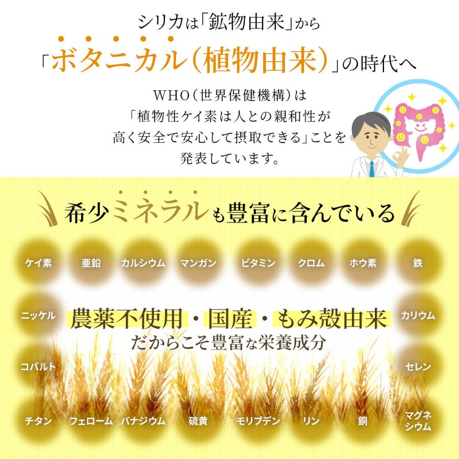 シリカ サプリ ケイ素 飲むシリカ シリカ水 シリカ濃縮液 珪素 原液 濃縮 高濃度 効果 水溶性 ミネラルウォーター オススメ 日本製 送料無料 50ml (ボタシリカ) | PROE | 05