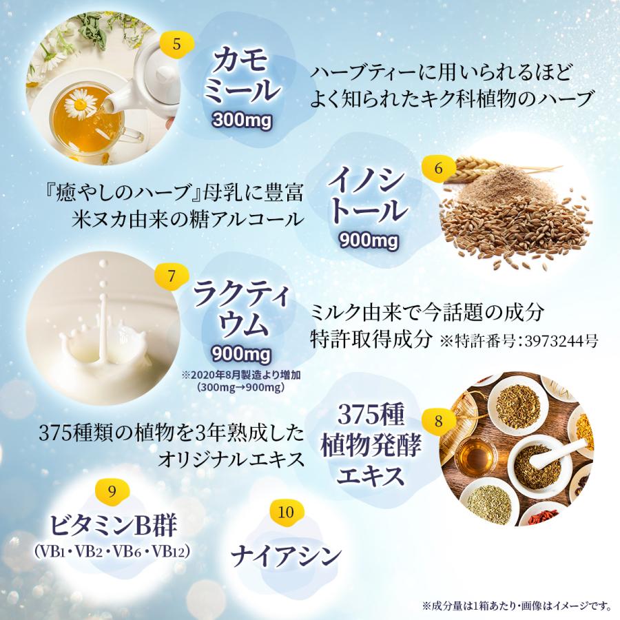 睡眠 サプリ GABA テアニン グリシン 休息 サプリメント 60日分 送料無料 日本製造 口コミ 「 睡眠薬 睡眠導入剤 睡眠改善薬 ではありません」 不眠 （sleePRO） | PROE | 07