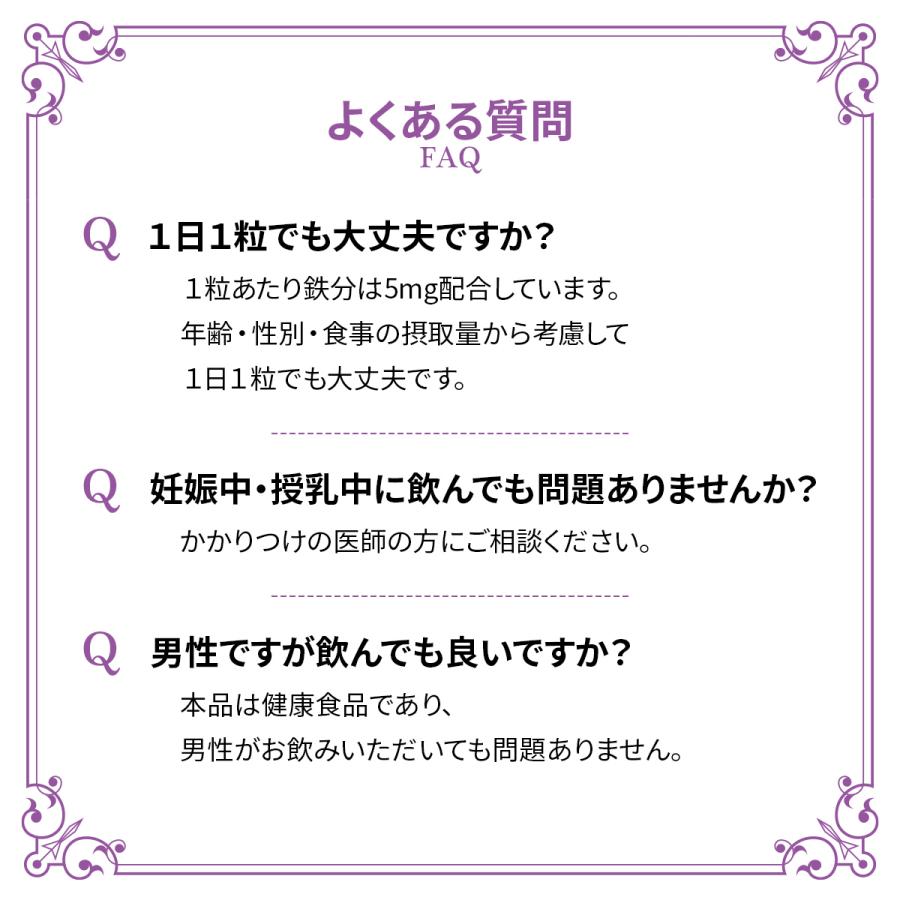 鉄分 サプリメント 葉酸サプリ 大豆 イソフラボン フェリチン鉄 ビタミン 鉄分補給 市販 ランキング 日本製 おすすめ 60日分 送料無料 (ソイフェ) | PROE | 18