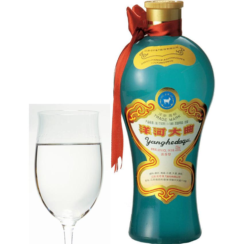 洋河大曲 新天藍 38゜ ヨウガタイキョクシンテンラン 1ビン(500ml