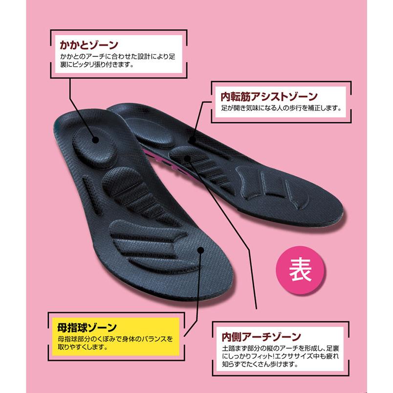 靴中敷き 体幹 トレーニング 体幹筋エクサインソール インソールツイン