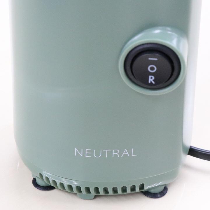 ミントグリーン ジューサー フィルターなし ジューサー スムージー ミキサー NEUTRAL ミニスロージューサー