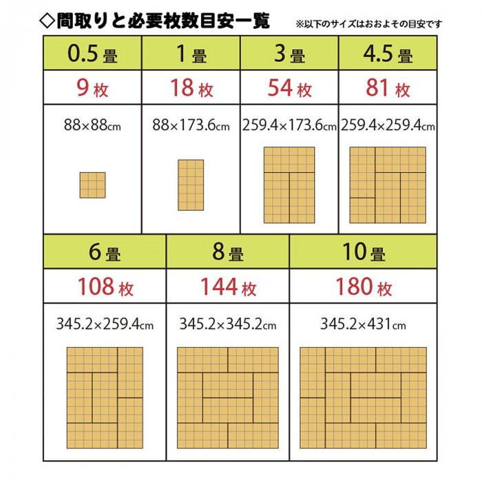 床材 マット コルク 防音 ジョイントマット コルクマット 9枚組｜profit｜06