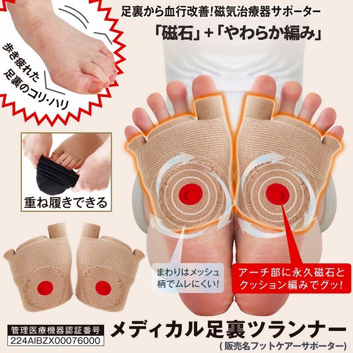 メール便対応 磁気治療 血行改善 左右セット 冷え性 メディカル足裏