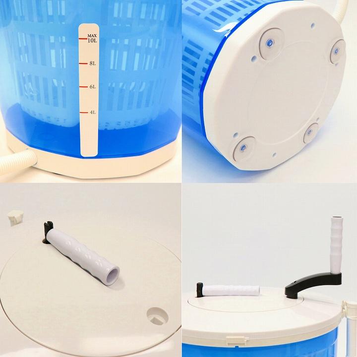 洗濯機 手動 一人暮らし 災害用品 全手動 手まわし洗濯機 手動式 脱水