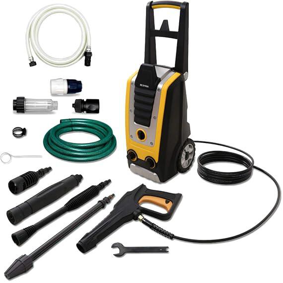 送料無料 高圧洗浄機 掃除 コンパクト 大掃除 アイリスオーヤマ 高圧洗浄機 FIN-901W 60Hz 西日本専用 アイリスオーヤマ 外壁 ベランダ 車 洗車 掃除機器 農機具 コケ落とし 苔落とし 玄関周り タイヤ付き 移動が楽 静音 家庭用 父の日 高圧洗浄機 掃除 コンパクト 大掃除 アイリスオーヤマ FIN-901W