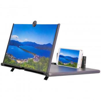 スマホの拡大鏡 (レンズサイズ15.7×28.5cm) タブレット 疲労軽減 画面