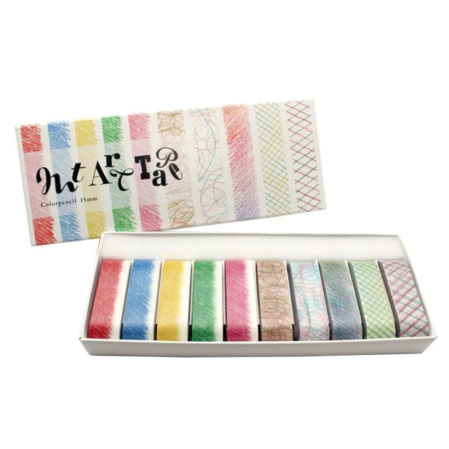 材料 部品 シルバー レッド Mt Art Tape マスキングテープ 色鉛筆 15mm幅セット 10巻 Mtart03 Eibfvgj9rd Shahjahanmosque Org Uk