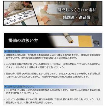 伊藤若冲 尺三掛軸 牡丹図_1