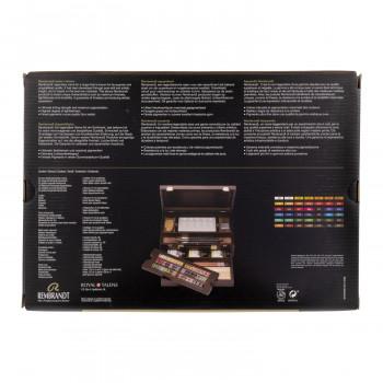 レンブラント固形水彩 マスターボックス42色セット T0584-0012 410898の画像