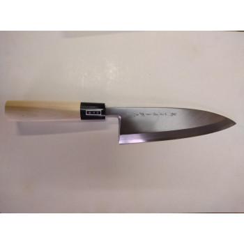 日本製 堺の包丁 堺一文字吉国作 白二鋼 出刃 包丁210mm : プロ
