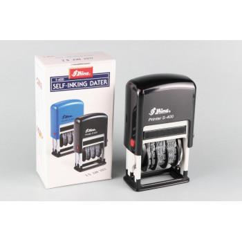 Shiny シャイニー プリンターライン 日付印タイプ S-400 4号×4連 本