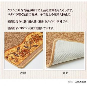 廊下敷 ナイロン100％ 「リーガ」 ベージュ 約67×540cm 1310270022601_2