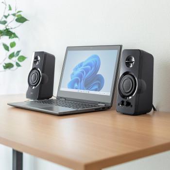 サンワサプライ ハイパワーUSB電源スピーカー MM-SPL19UBK