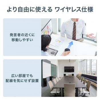 サンワサプライ ワイヤレス会議スピーカーフォン MM-WLMSP1