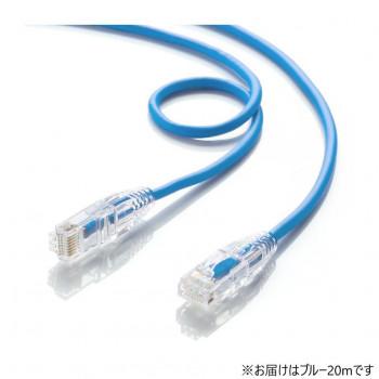 サンワサプライ カテゴリ6A LANケーブル 20m・ブルー KB-SL6AYS-20BL_2