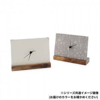 志成販売 越前和紙 壁にも掛けられる置き時計 アイボリー F161366IVの画像