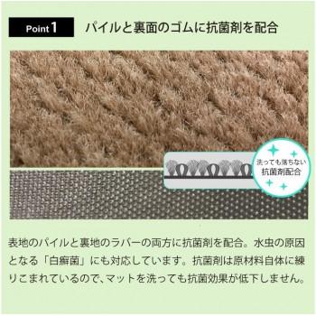 (クリーンテックス) 抗菌バスマット 90×150 cm 爆買