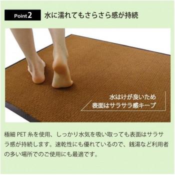 (クリーンテックス) 抗菌バスマット 90×150 cm 爆買