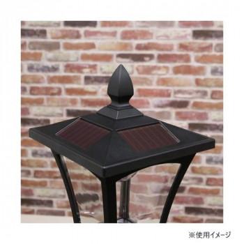 不二貿易 C/D:38519 LEDソーラースタンドライト 2灯 プランター付きの画像