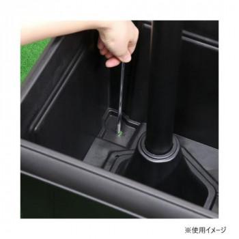 不二貿易 C/D:38519 LEDソーラースタンドライト 2灯 プランター付きの画像