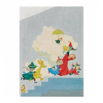 MOOMIN ムーミン ポスター 100×70cm The Aurora Hospital Mural