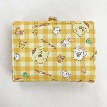 【旧ロゴ】サンリオ　ポムポムプリン　レトロ　ポーチ　財布 ポムポムプリン サンリオキャラクターズ ミニウォレット【ポムポム