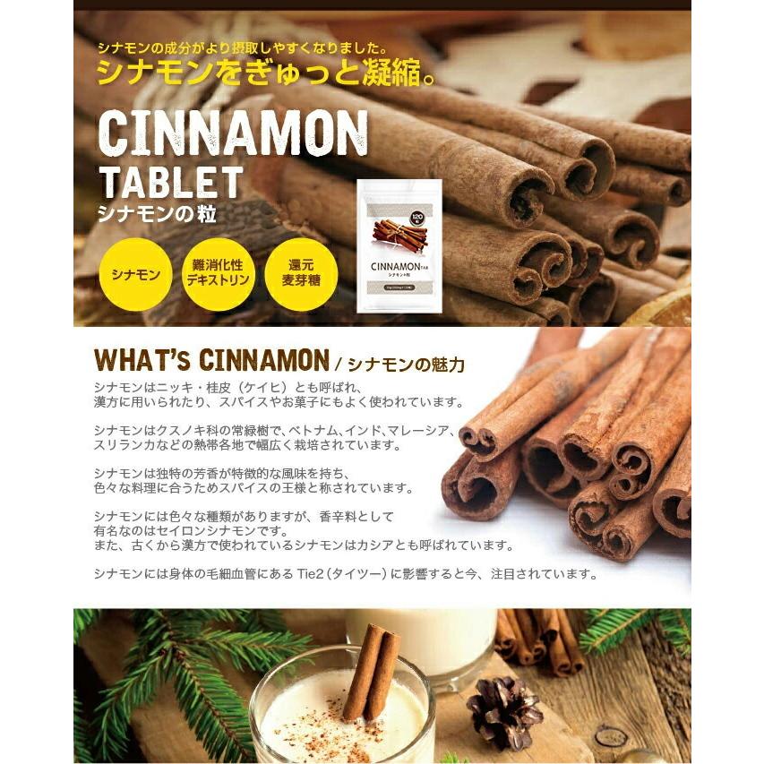 シナモン サプリ シナモンの錠剤 120粒 ニッキ ケイヒ 桂皮 タイツー