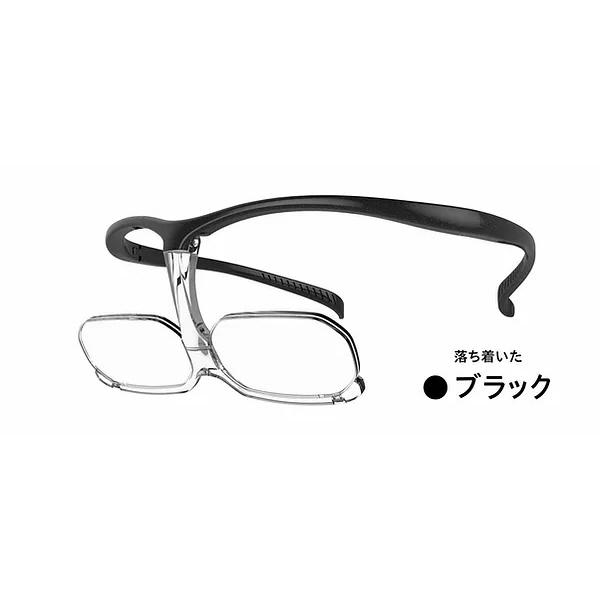 ルーペ 拡大鏡 眼鏡 老眼 老眼鏡 CHARMANT ルーペを超えるダブルルーペ