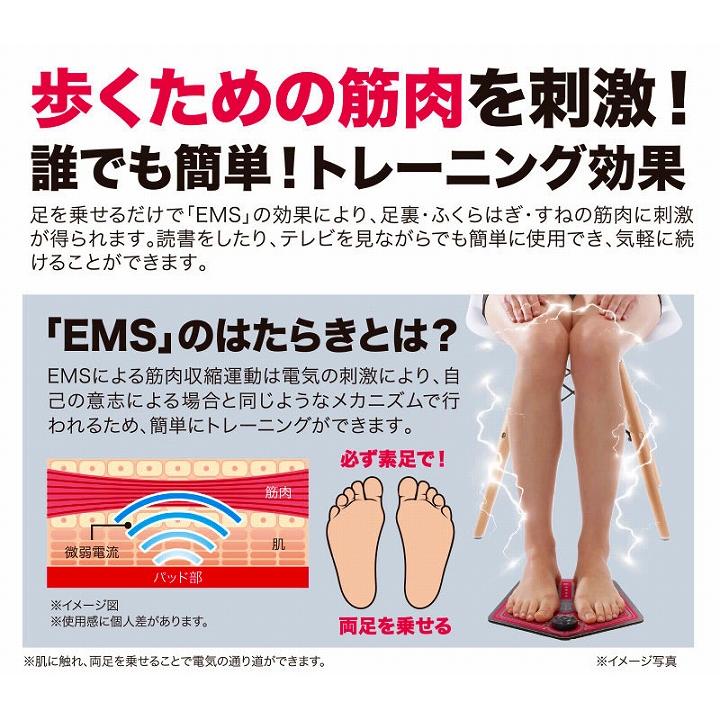 ダイエット 足裏 ふくらはぎ 美脚 EMS for Foot フットエクサペンタゴン｜profit｜03