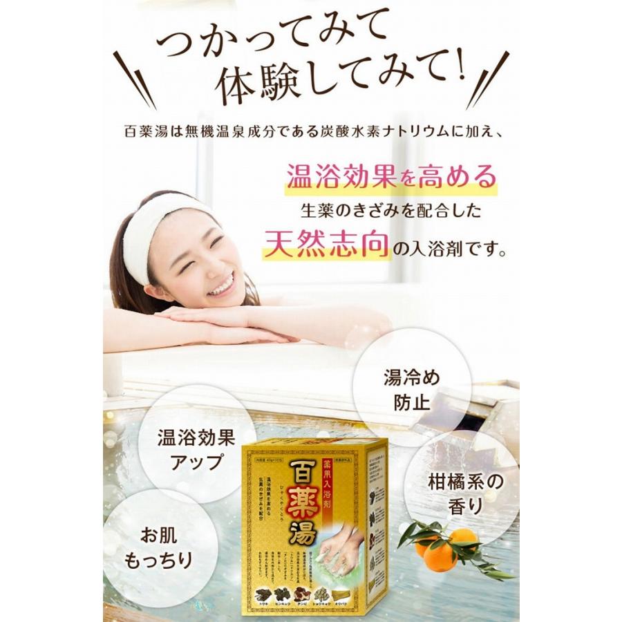 入浴剤 冷え性 疲労回復 薬用入浴剤 百薬湯（ひゃくやくとう
