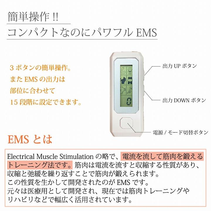 EMS ダイエット 運動 シェイプアップ どこでもEMSエクササイズ OM