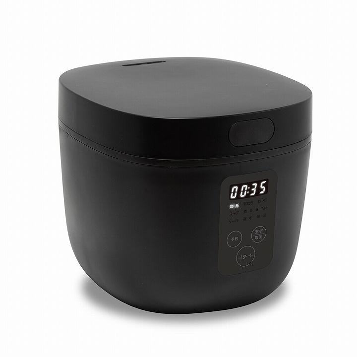 炊飯器 4合 多機能 調理 多機能炊飯器 グルメ炊き RM-200H-BK 早炊き