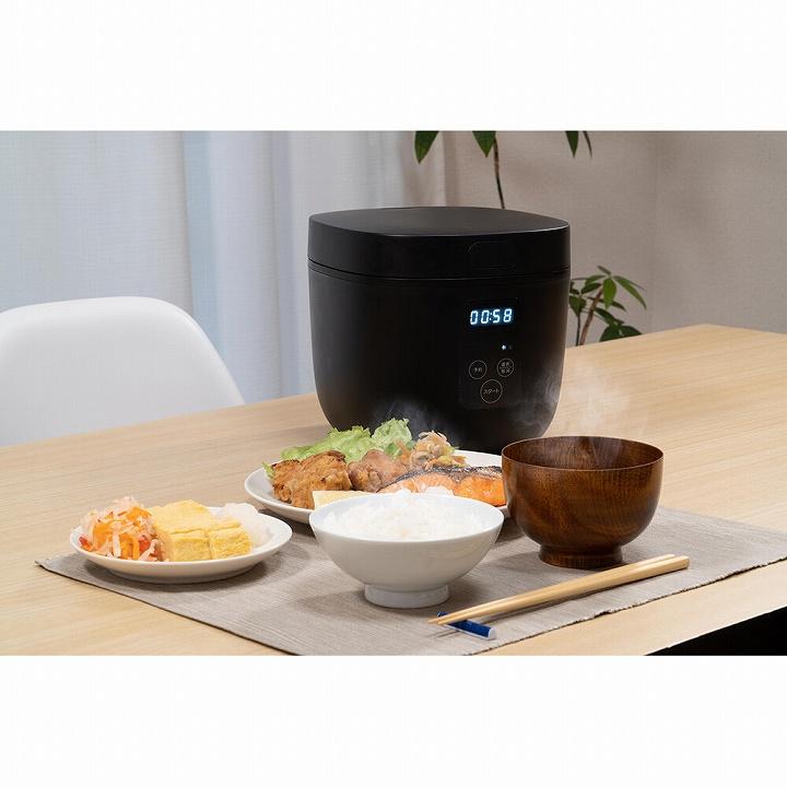 炊飯器 4合 多機能 調理 多機能炊飯器 グルメ炊き RM-200H-BK 早炊き