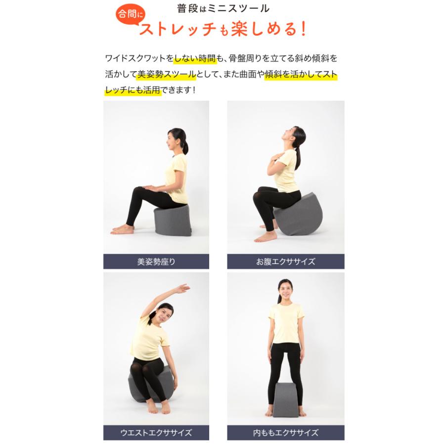ストレッチクッション 室内運動 トレーニング ワイドスクワット