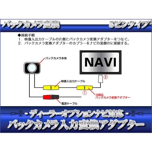 パナソニック ナビ 用 バックカメラ アダプター 入力アダプター RCA 業界No,1｜profits-os｜02