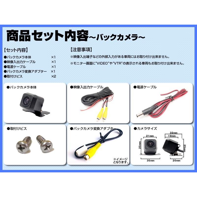 カロッツェリア ナビ 対応 サイドカメラ + バックカメラ set 後付け 車載用 CCDサイドカメラ 高画質 CCDバックカメラ｜profits-os｜02