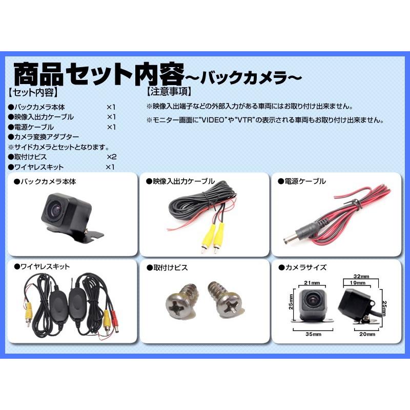 三菱（MITSUBISHI） ミツビシ ナビ 対応 フロントカメラ + サイド