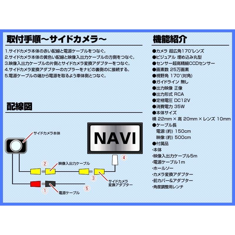 トヨタ（TOYOTA） トヨタ純正 ナビ 対応 フロントカメラ + サイド