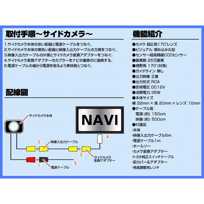 トヨタ純正 NHZT-W58 フロントカメラおまけ トヨタ（TOYOTA） NHZT-W58 フロントカメラ + サイドカメラ + バック