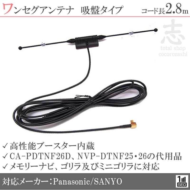 ゴリラ ワンセグアンテナ 最新ゴリラナビ対応 CN-GP757VD/CN-GP755VD/CN-GP750D 適合可能　NVP-DTNF26/CA-PDTNF26D 代用品｜profits-os