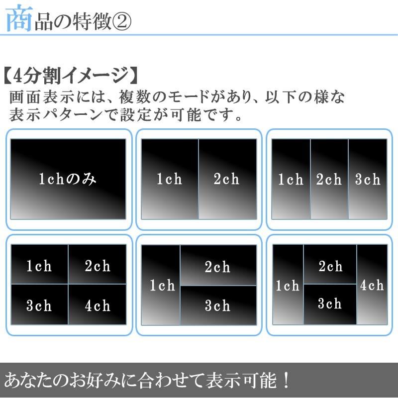 7インチ オンダッシュ液晶モニター + 暗視 バックカメラセット 7インチ オンダッシュ液晶モニター + 暗視 バックカメラセット