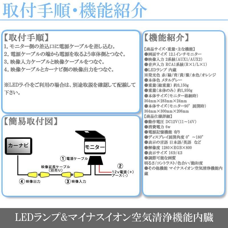 フリップダウンモニター ホンダ VXM-135VFNi DOPナビ対応 出力 