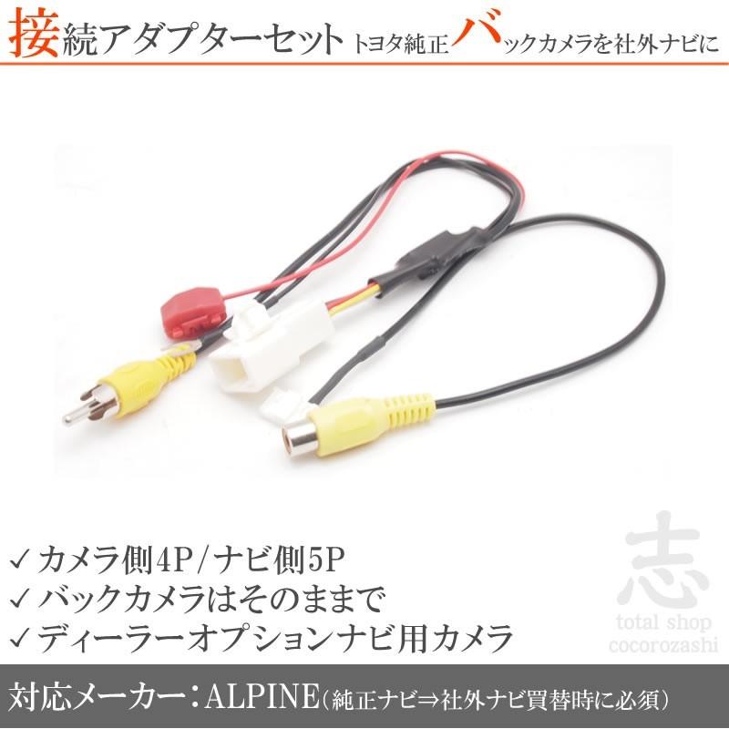 ALPINE（アルパイン） トヨタ ディーラーオプションナビ 純正 バック